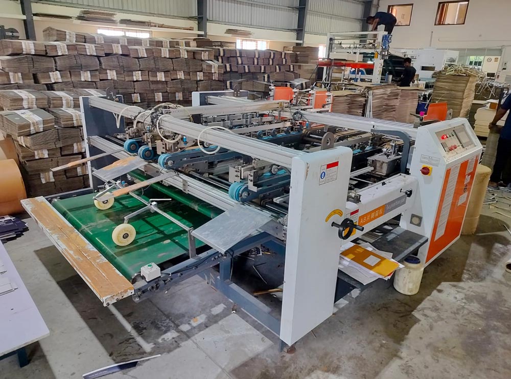 Dual Flap Pasting Machine